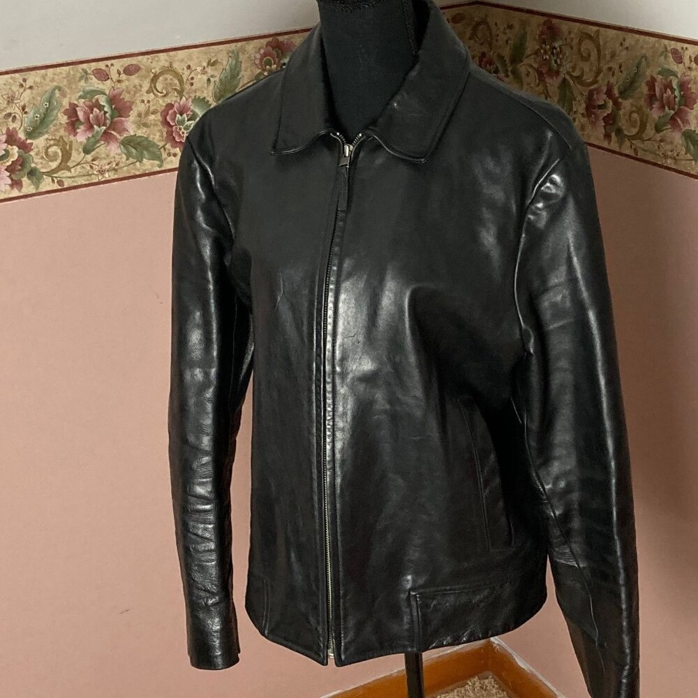 Banana Republic Leather Jacket Size M Spring Fall Unisex Daily Wear